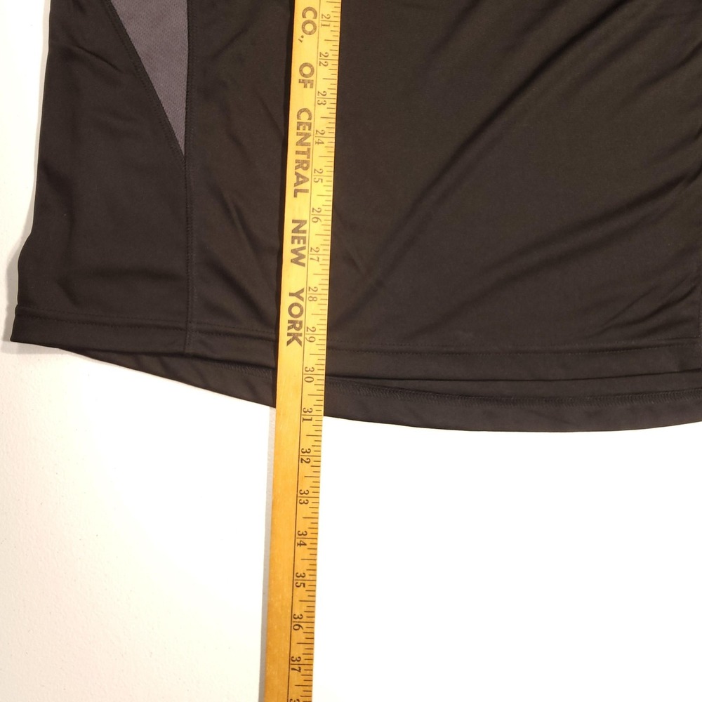 Subaru Black Label Mens XL Black Gray Quarter Zip Performance Pullover NWT - Picture 12 of 13